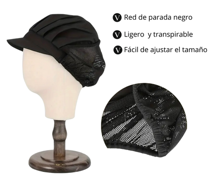 GORRA CON RED TRANSPIRABLE - protección e higiene profesional.
